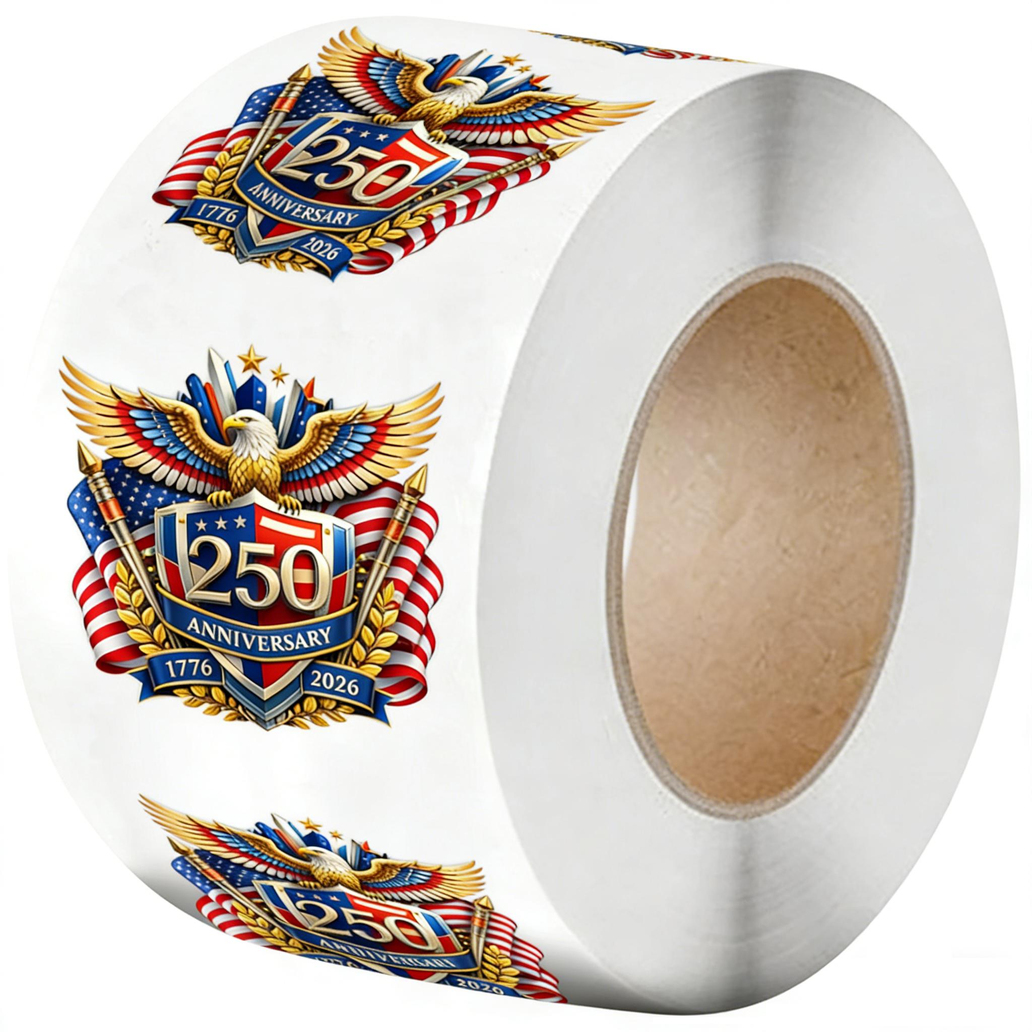 

0 Years Anniversary Roll Sticker One Size синий