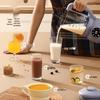 OSTMARS Fully Automatic Mini Soybean Milk Maker: Multifunctional, No Cooking or Filtering Required.