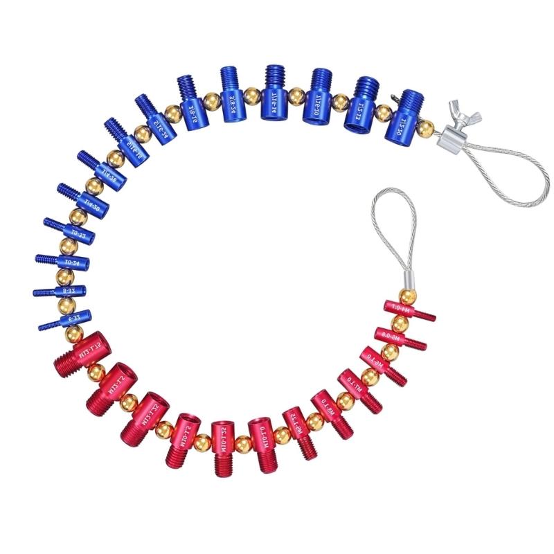 

Устройство для проверки резьбы гайки и болта Калибр резьбы Тестер резьбы Болт Гайка Винт Проверка инструмента Идентификатор резьбы Манометр с наружной/внутренней резьбой