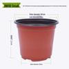 Large Disposable Seedling and Flower Pot, Double Color, Soft Plastic