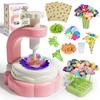 Kids Diy Bouquet Making Machine Set Creative Handmade Flower Fabric Bouquet Handcrafted Set Embossing Machine Girls Gift