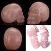 Pink Skull Handcrafted Figurine Unique Art Decoration For Living Room Office