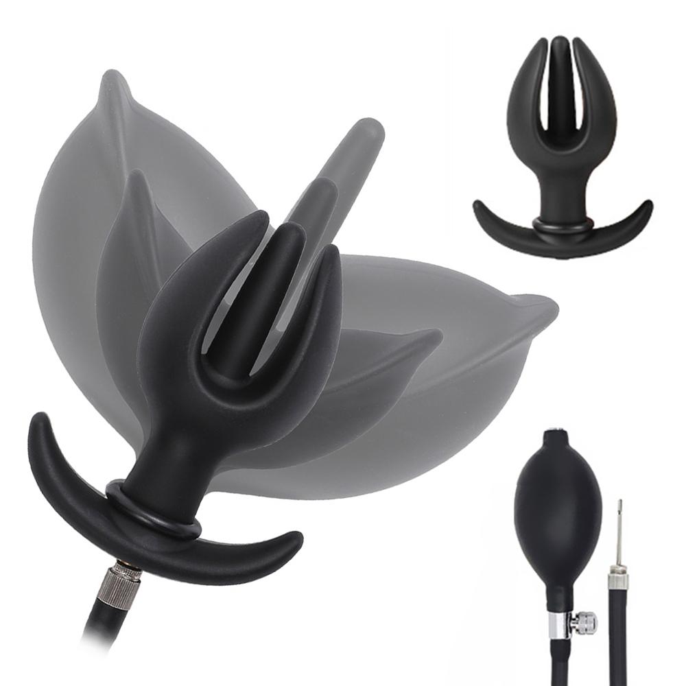 Go Out Silicone Inflated Super Big Anal Plug Dildo Pump Butt Plug Anal Dilator Prostate Massage Anus Extender Dilatador Sex