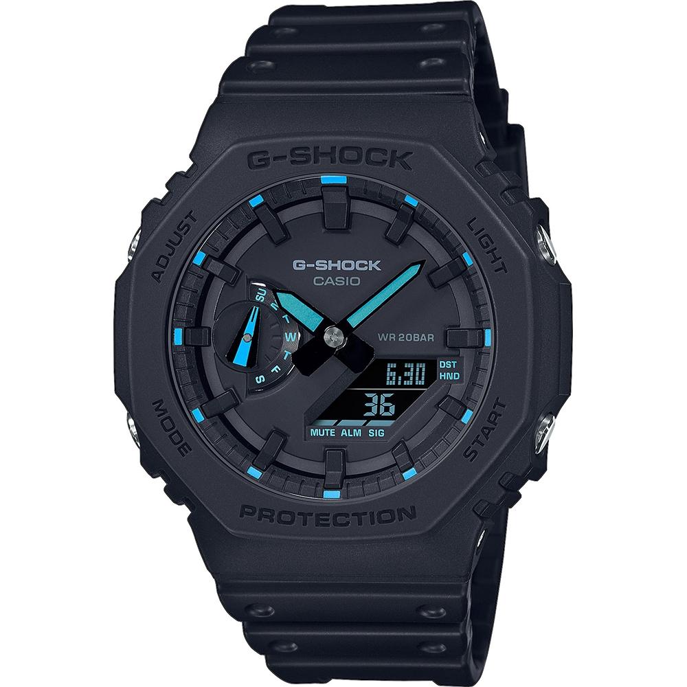 

CASIO G-SHOCK OAK - Neon Blue Index GA-2100-1A2ER