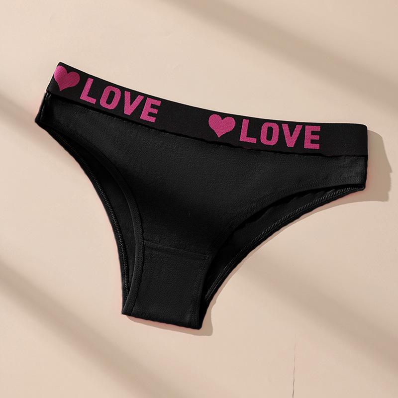 Plus Size Women's Low Waist Triangle Panties - Pure Cotton Sporty Style Underwear