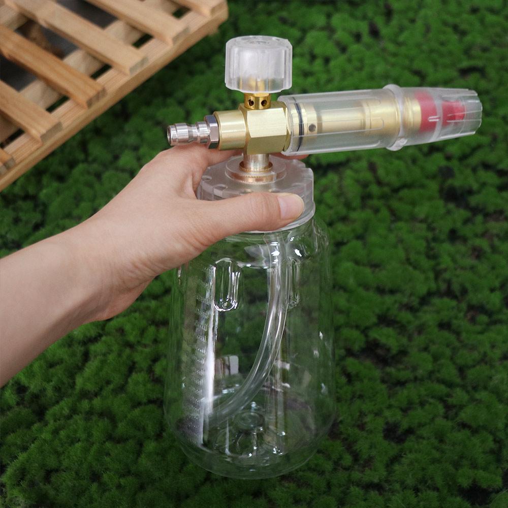 1L Snow Foam Lance Thick Handle Foamer Sprayer Car Washer Foam Generator  Car Cleaning Accessory