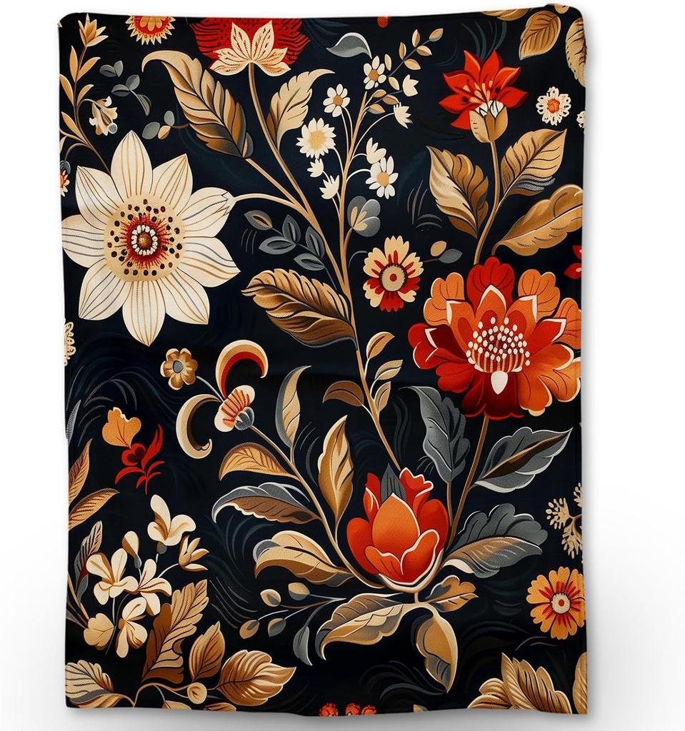 Beautiful Cherry Blossom Blanket  Soft Cozy and Lightweight Flannel Throw Ideal for Couch Bed and Travel  Fluffy Fuzzy