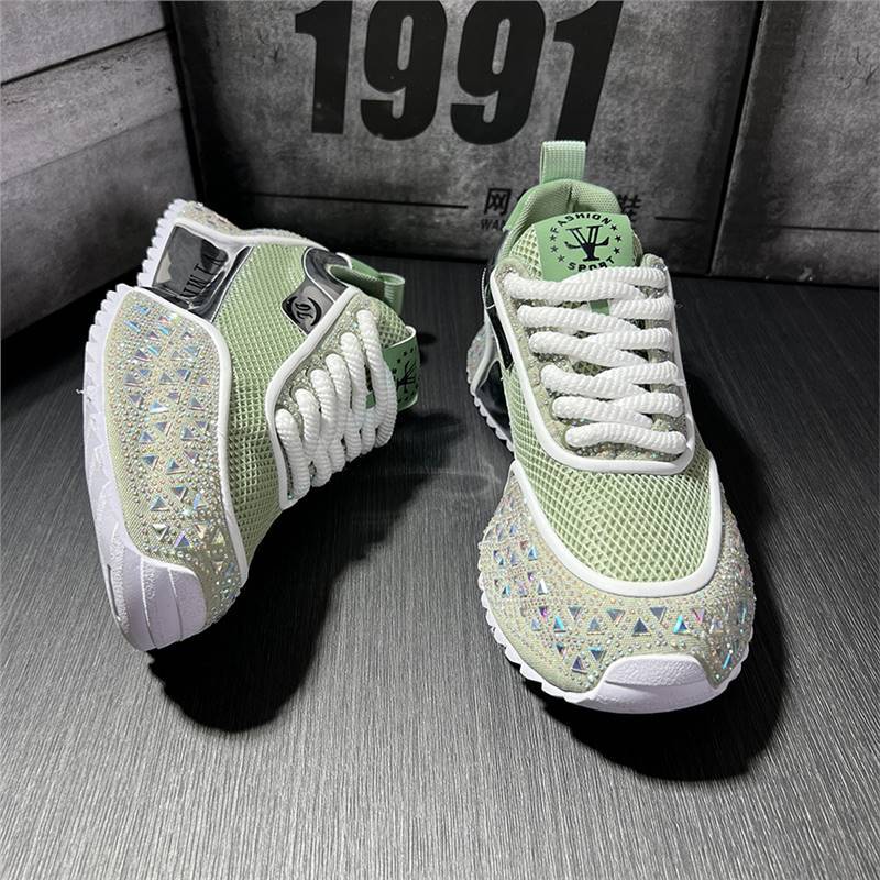 

Spirit guy s new summer breathable mesh comfortable platform dad shoes 43 зелений