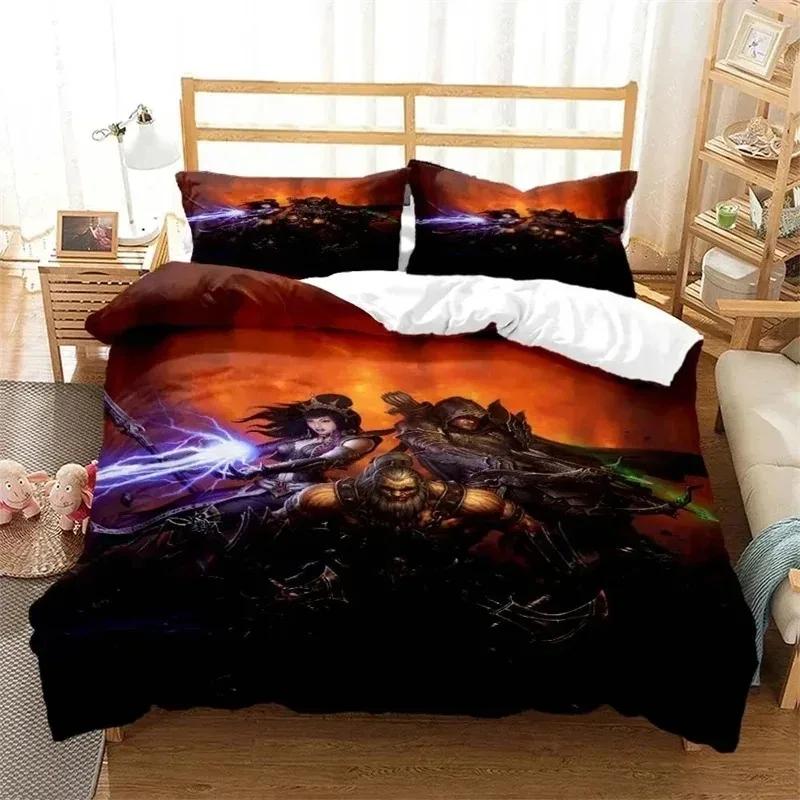 Comforter 3D Print Game Diablo Bedding Set Comforter Bed Set King Queen Twin Size Boys Girls Adult