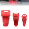 15-62mm Motorcycle Exhaust Pipe Plug Dust-proof Water Proof Exhaust Wash Plug PVC Universal Tailpipe Rubber Air Bleeder Plug