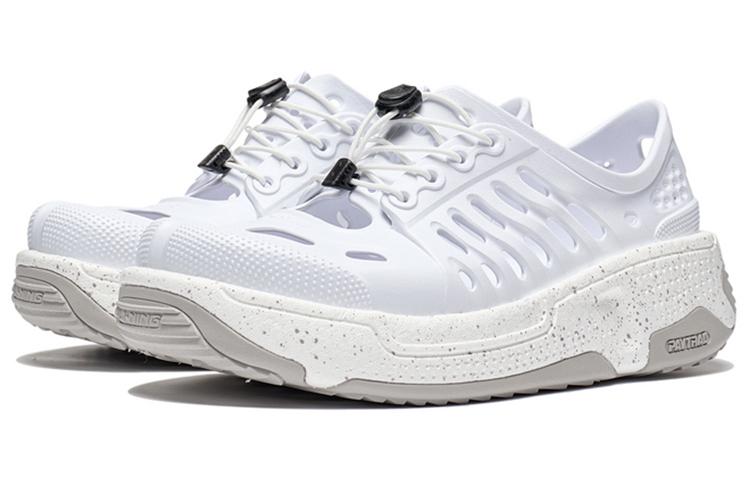 Men's Sandals Li-Ning Li Ning Pan Gu Trek Grip Breathable Sports Sandals Men's Standard White