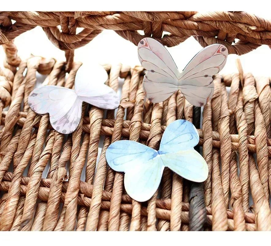 NEW 4 Pack Cute Butterfly Magnetic Bookmarks Creative Animal Decoration Bookmarks Students Learning Reading Marking Stationery