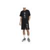 Nike Alphabet Print Drawstring Straight-Leg Shorts Men Bottoms Black FB8831-010