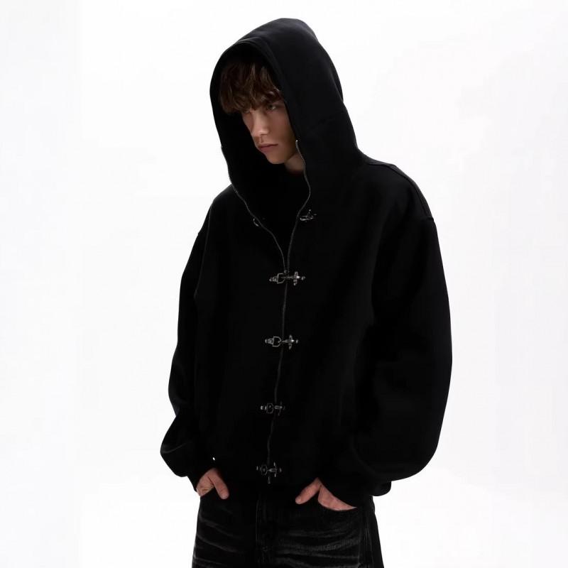 Unisex Hooded Jacket Winter Loose Fit