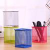Penneholder med stor kapasitet Slitasjebestandig smijern Desktop Pen Organizer Mesh Box for Home