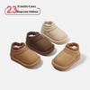 Cozy 2025 Autumn/Winter Toddler & Baby Cotton Shoes: Fleece-Lined, Soft Non-Slip Sole, Comfortable.