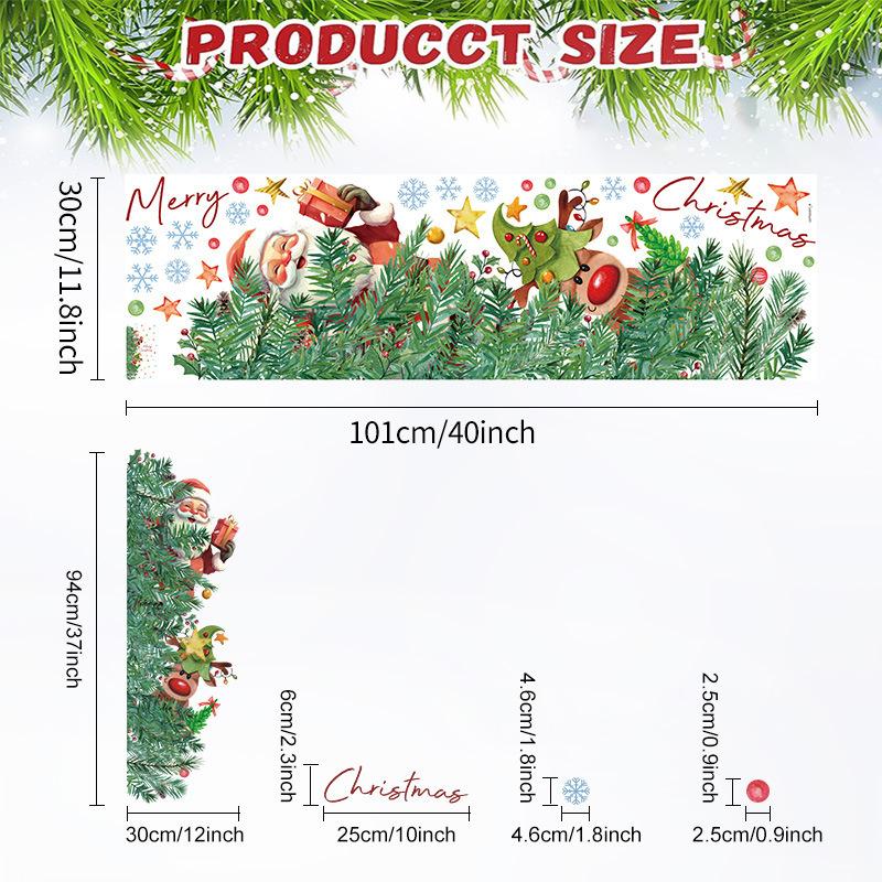 

Горячая Распродажа Рождественская Акварельная Наклейка На Стену Животное Цветок Жираф Зебра Мультфильм Настенное Украшение Наклейка На Стену Наклейка На Дверь