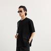 Croquis Men's 2025 Spring Loose Fit Round Neck Short Sleeve T-Shirt
