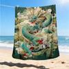 1pc Dragon ArtworkOutdoor Blanket, Soft And Comfortable Blanket, Casual Warm Outdoor Blanket, Good Birthday Gift Yy260328095