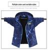 Boys' Fleece-Lined Windbreaker: 2025 Spring/Autumn New Trench Coat, Windproof Jacket for Middle & Big Kids