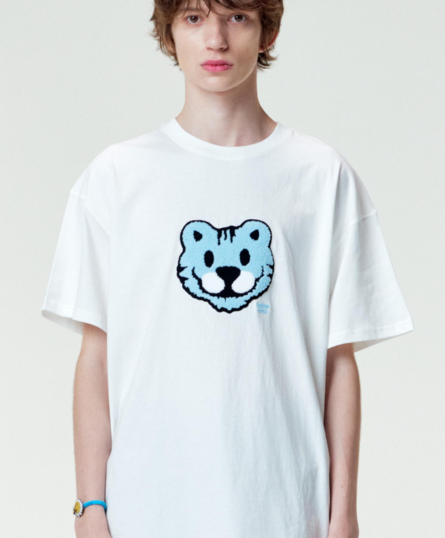 Mister Child Tiger T-Shirt White L