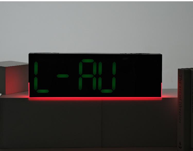 LED Luminous Digital Wall Clock for Living Room - Simple Modern 5537