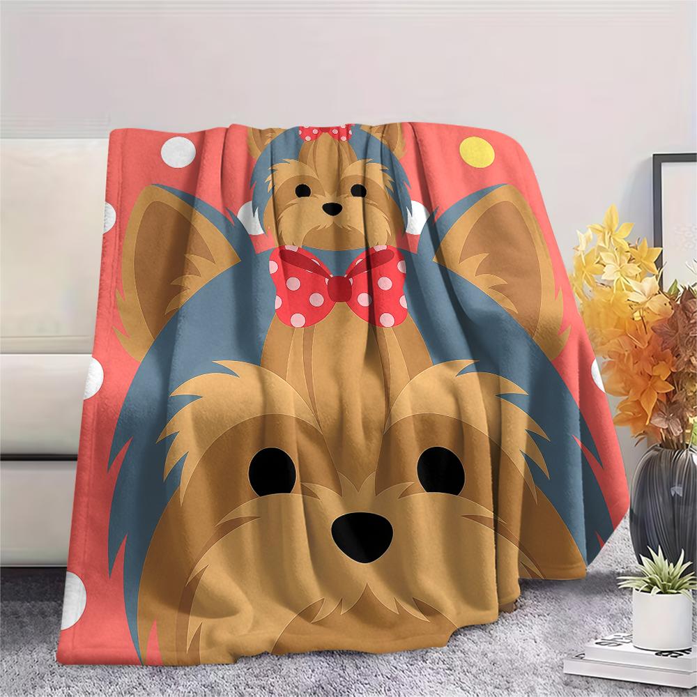 Cartoon animal avatar Print Flannel Blanket,High quality Comfortable for All Seasons,Home Decor,Warmth and Comfort,Perfect for Christmas Gifts