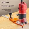 Professional Flush Trim Router Bit For Circular Milling And Beveling Featuring Quick Positioning Design Ergonomic Handle Stainless Steel Base Plate