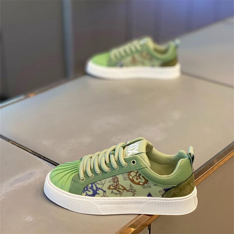 

Recommended! European and American designers coexist comfortably! Thick bottom exercise ok 43 зелений