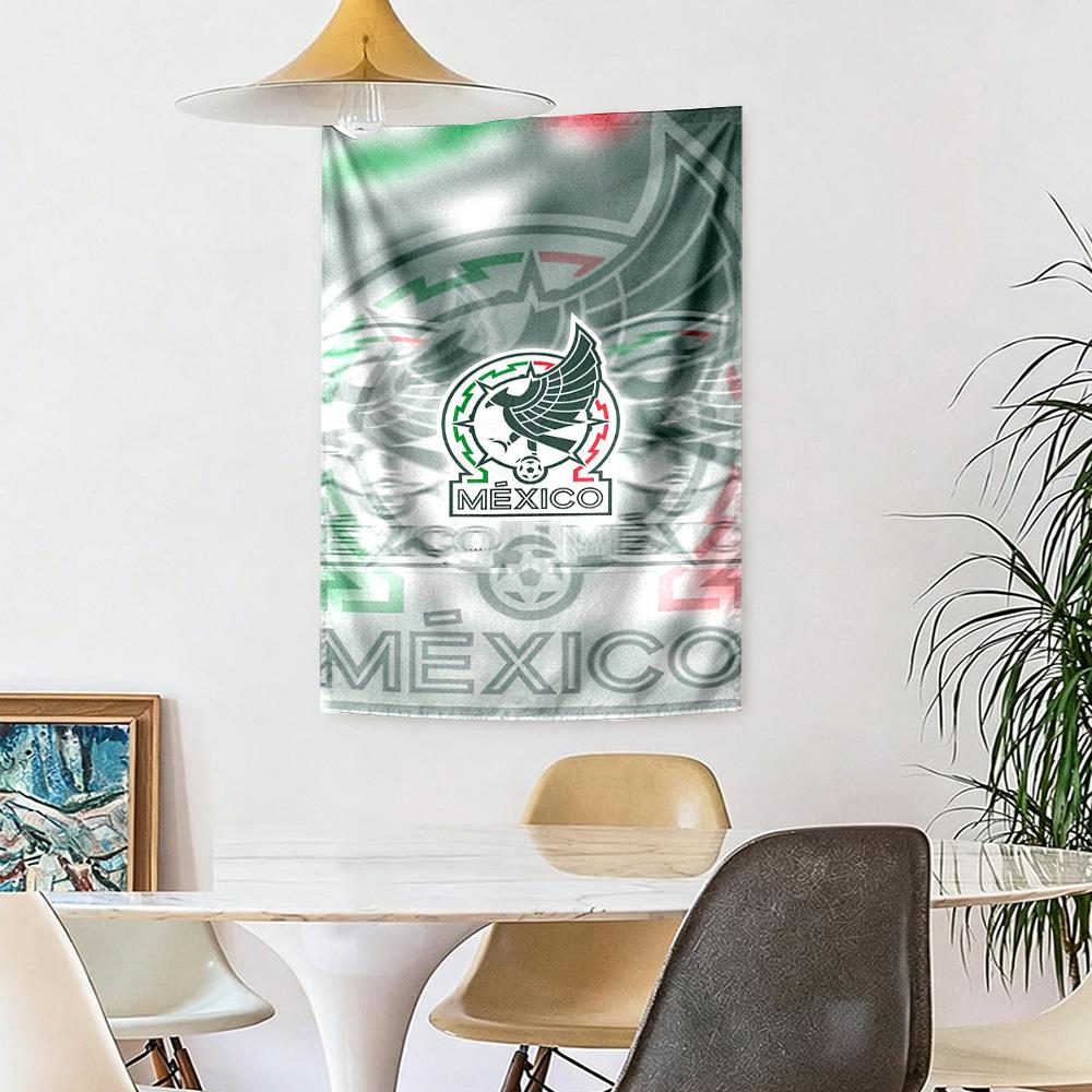 Mexiko Logo Wanddeko Wandteppich Kunst Für Haustiermemorial Geburtstag Hochzeitsfeier Kulisse Familiengeschenk