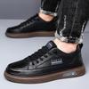 Hot-selling Men's Shoes Spring Flow Shoes Breathable Casual Leather Shoes Sports Board Shoes Men
