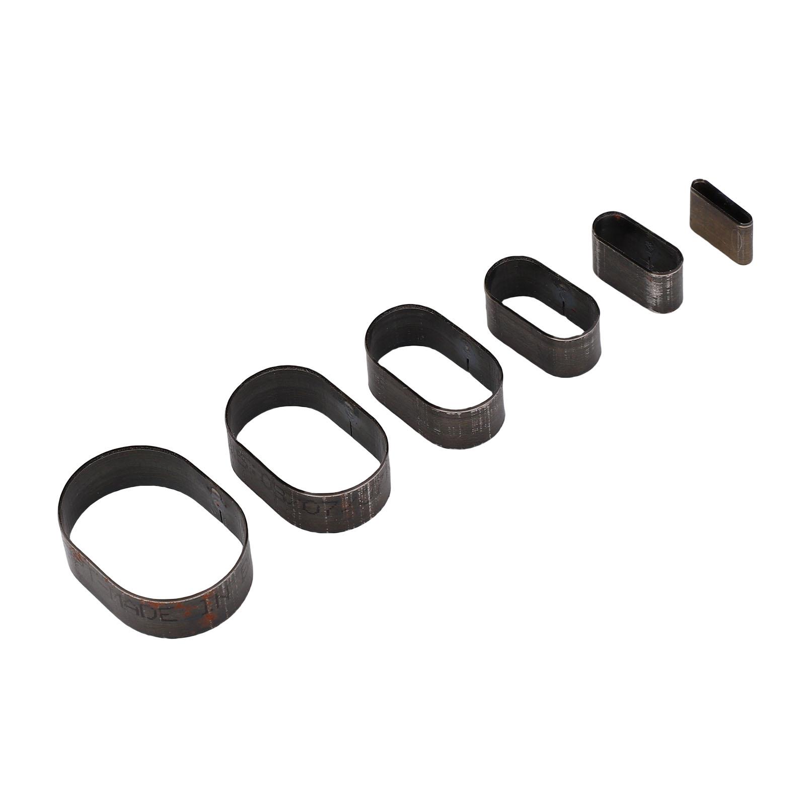 

Leather Cutter Tool Set Oval Shape 10mm 13mm 16mm 19mm 22mm 25mm Long Diameter Leather Hollow Hole Puncher Dies