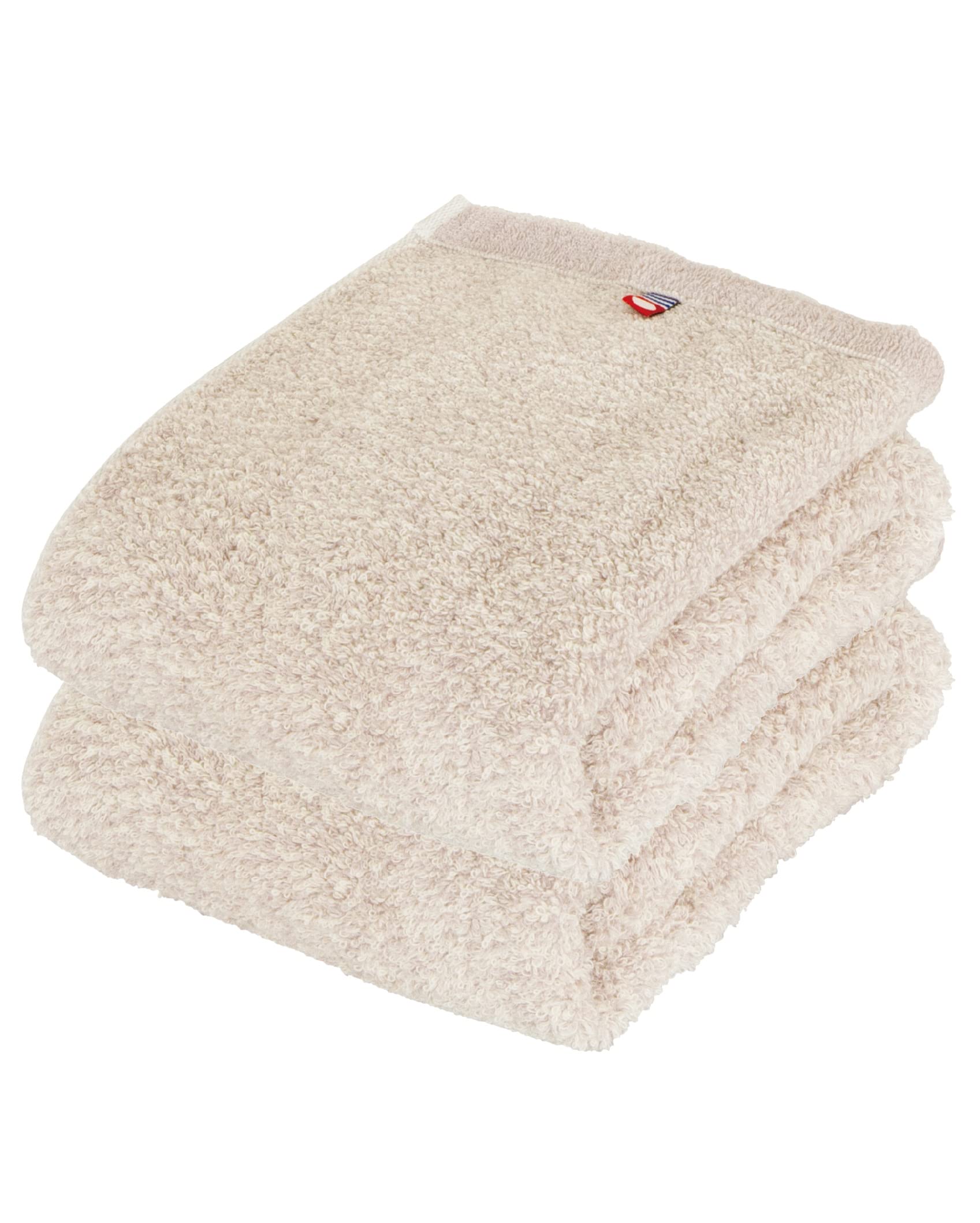 

Imabari Certified Mini Bath Set of Made in 34 x Dry Greige Towels, 2, Ultra-Quick-Drying, Thick, Small, Absorbent, Quick-Drying Towels, Japan, 120cm,