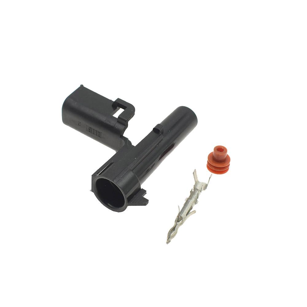 1 Pin Way 2.5 mm Series Car Auto Wire Connector Male Female Weather Pack Electrical Plug 12010996 12015791 1P