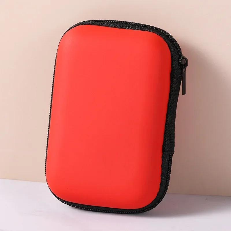 Zipper Bag Sundries Travel Storage Bag Charging Case for Earphone Package Portable Travel Cable Organizer Electronics Storage