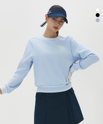 DUVIK Women'S Blouson Crew Neck Long Sleeve T-Shirt Dd1Wts103