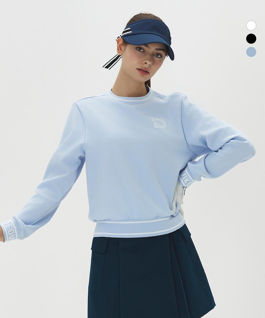 DUVIK Women'S Blouson Crew Neck Long Sleeve T-Shirt Dd1Wts103