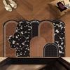 Vintage Light Luxury Floor Mat, Customizable Diatomaceous Earth Quick-Dry Mat, Entrance Door Mat, Bathroom Floor Mat