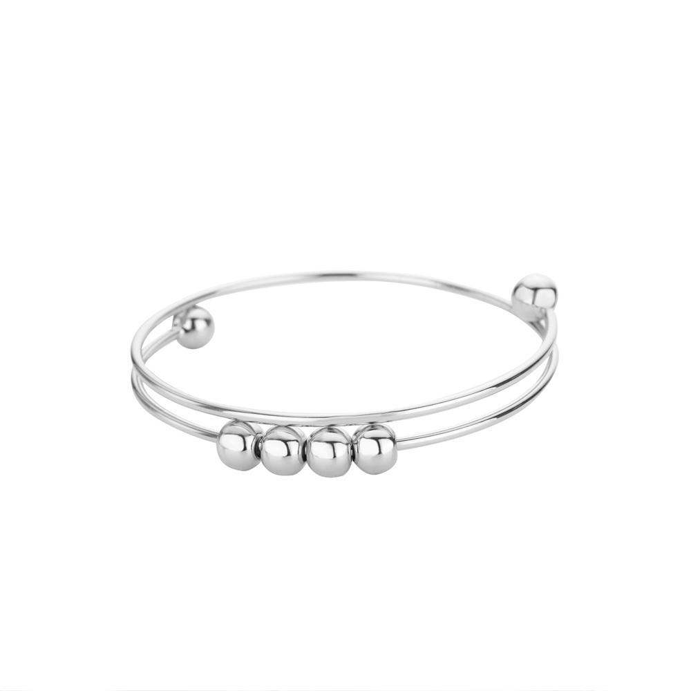 Bowknot Bangle Bracelet for Women Gold Color Stainless Steel Geometric Cuff Bangles Fashion Party Aesthetic Jewelry Gift