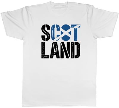 Scotland Flag Loyal Fan Supporter Unisexs TShirt Tee Gift Top