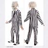 Beetlejuice Sorcerer Halloween Role-Playing Red Striped Suit & Skirt