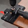 35MM Aluminum Alloy Drill Guide Hinge Offset Drilling Hole Puncher Hole Jig for Doors Cabinets Hinges Mounting