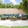 Vidaxl 8-Cz. Garden Furniture Set, With Cushions, Impregnated Pine