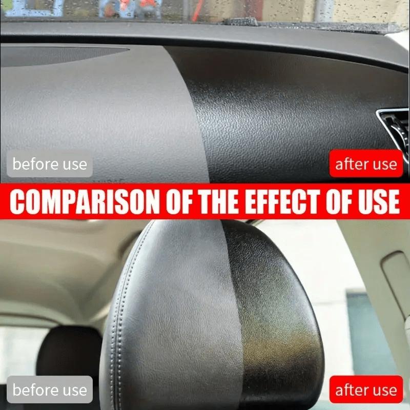 Universal Leather and Plastic Repair Polishing Wax - Car Interior Leather/Plastic/Rubber Care and Renovation Cream, Long-Lasting and