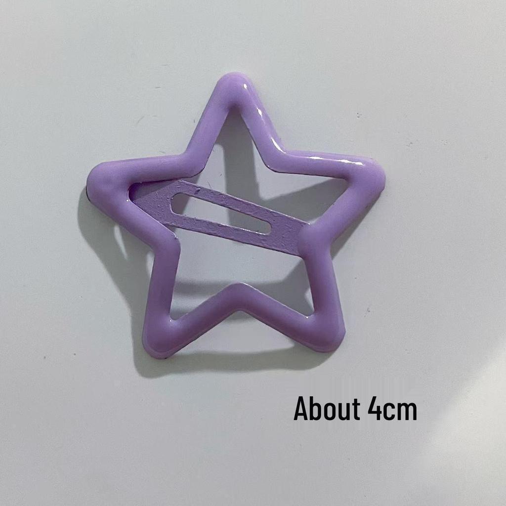 4cm Dopamine Star Hair Clip: Trendy Hairpin for Women & Babies 2025
