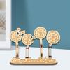 Handcrafted Dandelions Themed Wooden Craft Desk Organizers Nature Themed Money Gift Holder Decorative Storage Gift