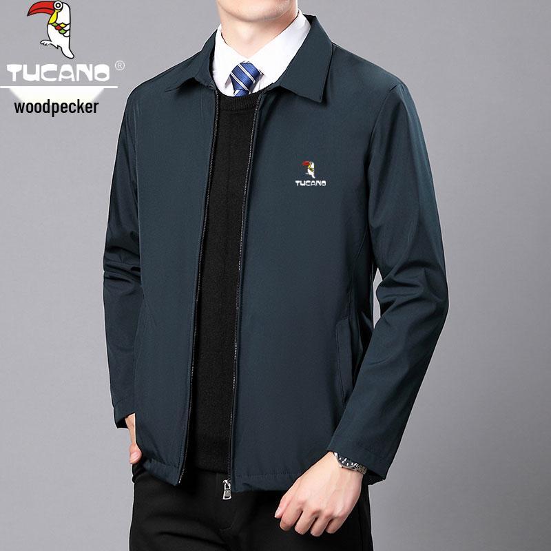 

Мужское пальто с лацканами большого размера Woodpecker на осень/зиму – Повседневное, Утепленное, Деловая одежда для мужчин среднего и пожилого возраста 3XL 150-165 lbs