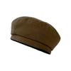25 Early autumn new simple solid color striped beret children's pumpkin hat showing face small bud hat