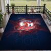 Soft Floor Carpet Sydney Roosters Pattern Area Rug Decorative Mat For Home Room Decoration