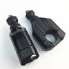 Pair 1 1/8" 28mm Universal CNC Motorcycle Handlebar Mount  Riser Clamp BLACK BIN